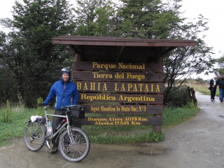 End of Ruta 3 in Lapataia